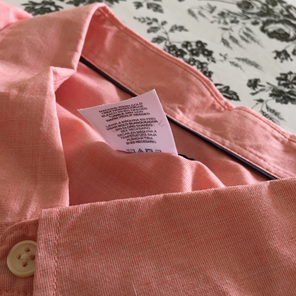 Basic Editions Short Sleeve Button Down Shirt 4xlt - image 4